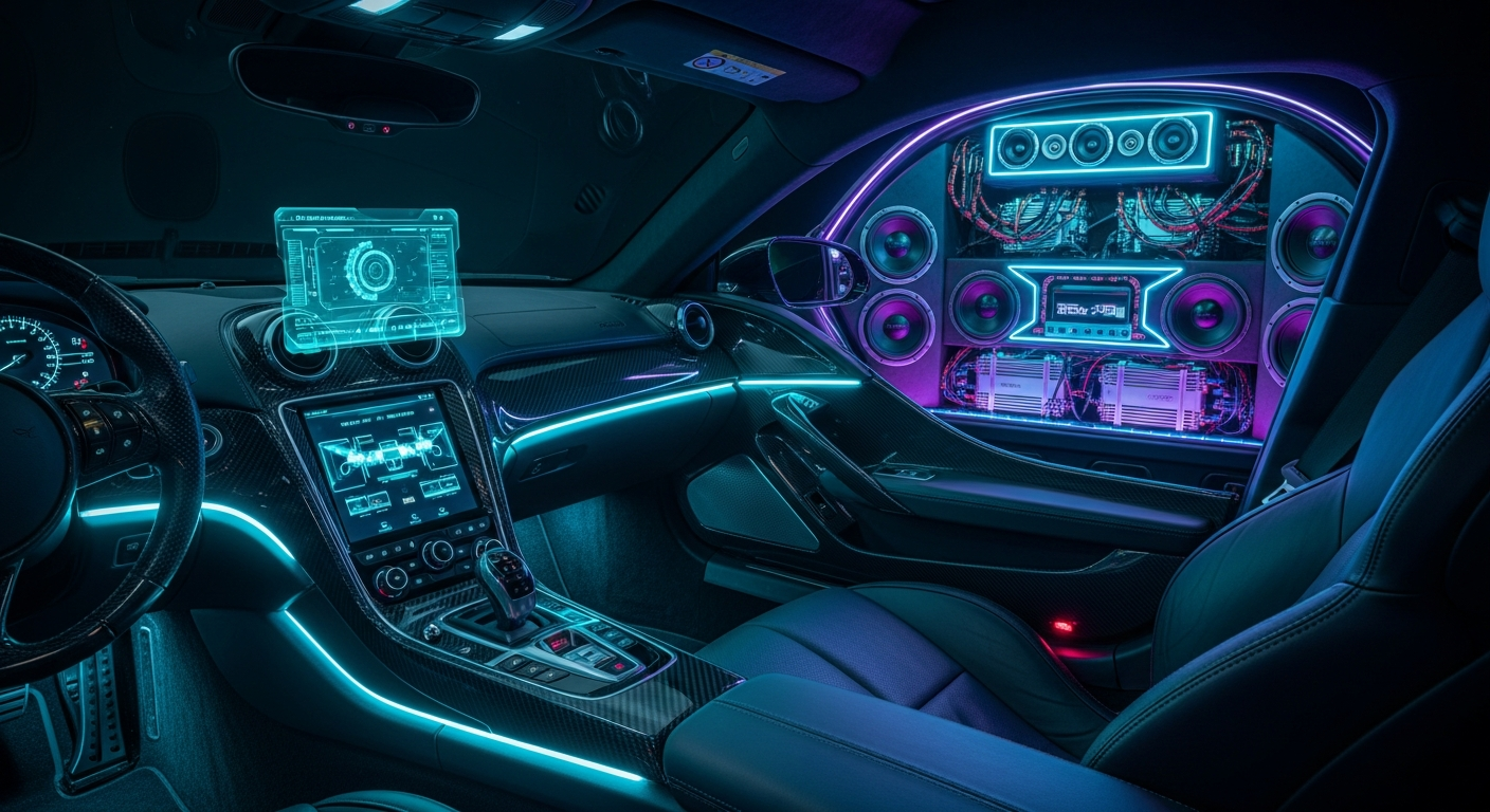 Car Audio Background